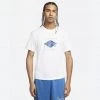 Jordan Flight Essentials Aνδρικό T-Shirt WHITE/ENIGMA STONE/DK MARINA BLUE
