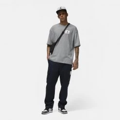 Jordan Flight Essentials Ανδρικό T-Shirt CARBON HEATHER -Lifestyle Ρούχα Εκπτώσεις jordan m j flt ess ovrsz ss crew 13