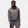 Jordan Flight MVP Jumpman Fleece Ανδρική Μπλούζα με Κουκούλα LT GRAPHITE/BLACK -Lifestyle Ρούχα Εκπτώσεις jordan m j flt mvp jm flc po