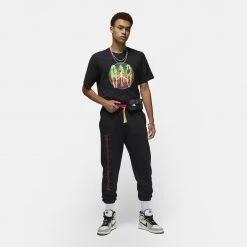 Jordan Flight MVP Ανδρικό Τ-Shirt Black -Lifestyle Ρούχα Εκπτώσεις jordan m j flt mvp ss crew 11