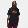 Jordan Fight MVP Ανδρικό T-Shirt BLACK/INFRARED 23/CANYON GOLD/WHITE -Lifestyle Ρούχα Εκπτώσεις jordan m j flt mvp ss wordmark crew 5