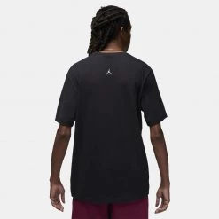 Jordan Fight MVP Ανδρικό T-Shirt BLACK/INFRARED 23/CANYON GOLD/WHITE -Lifestyle Ρούχα Εκπτώσεις jordan m j flt mvp ss wordmark crew 6