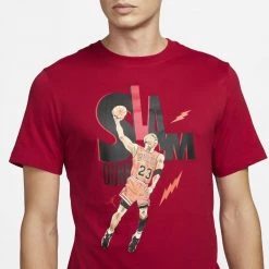 Jordan Game 5 Ανδρικό T-Shirt GYM RED -Lifestyle Ρούχα Εκπτώσεις jordan m j game 5 ss crew 9