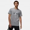 Jordan Air Ανδρικό T-shirt CARBON HEATHER/BLACK/WHITE