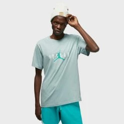 Jordan Air Ανδρικό T-shirt OCEAN CUBE/WASHED TEAL/WASHED TEAL