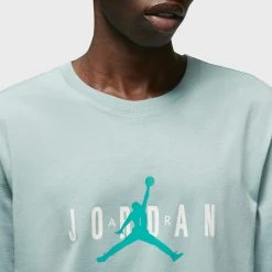 Jordan Air Ανδρικό T-shirt OCEAN CUBE/WASHED TEAL/WASHED TEAL -Lifestyle Ρούχα Εκπτώσεις jordan m j jdn air stretch ss crew 24