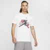 Jordan Men's Jumpman Classics Short SLeeve Crew WHITE/GYM RED -Lifestyle Ρούχα Εκπτώσεις jordan m j jm classics ss crew 2