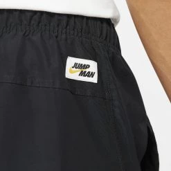 Jordan Jumpman Ανδρικό Παντελόνι Φόρμας BLACK/WHITE/BLACK -Lifestyle Ρούχα Εκπτώσεις jordan m j jmpmn wvn pant 2