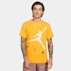 Jordan Jumpman Air HBR Ανδρικό T-shirt UNIVERSITY GOLD/BEACH