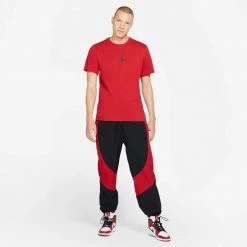 Jordan Jumpman Air Ανδρικό T-Shirt GYM RED/BLACK -Lifestyle Ρούχα Εκπτώσεις jordan m j jumpman df ss crew 13
