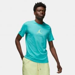 Jordan Jumpman Air Ανδρικό T-Shirt WASHED TEAL/CITRON TINT