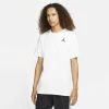 Jordan Jumpman Embroidered Ανδρικό T-Shirt White/Black 2 Jordan Jumpman Embroidered Ανδρικό T-Shirt White/Black -Lifestyle Ρούχα Εκπτώσεις jordan m j jumpman emb ss crew