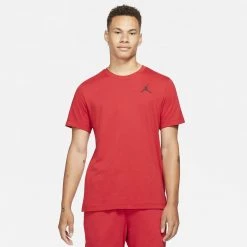 Jordan Jumpman Embroidered Ανδρικό T-Shirt GYM RED/BLACK