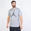 Jordan Jumpman Ανδρικό T-Shirt CARBON HEATHER/BLACK -Lifestyle Ρούχα Εκπτώσεις jordan m j jumpman ss crew 10