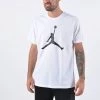 Jordan Jumpman Ανδρικό T-Shirt WHITE/BLACK -Lifestyle Ρούχα Εκπτώσεις jordan m j jumpman ss crew 16