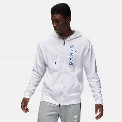 Jordan Paris Saint-Germain Ανδρική Ζακέτα WHITE/GAME ROYAL