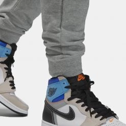 Jordan Paris Saint-Germain Fleece Ανδρικό Παντελόνι Φόρμας DK GREY HEATHER/WHITE -Lifestyle Ρούχα Εκπτώσεις jordan m j psg flc pant 4