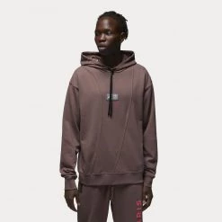 Jordan Paris Saint-Germain Ανδρική Μπλούζα με Κουκούλα PLUM ECLIPSE/BRIGHT CRIMSON