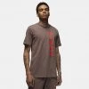 Jordan Paris Saint-Germain Ανδρικό T-Shirt PLUM ECLIPSE/BRIGHT CRIMSON/BLACK -Lifestyle Ρούχα Εκπτώσεις jordan m j psg wordmark tee 5