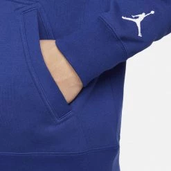 Jordan Sport DNA Fleece Ανδρική Μπλούζα με Κουκούλα DEEP ROYAL BLUE -Lifestyle Ρούχα Εκπτώσεις jordan m j sprt dna flc po 2 10