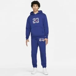 Jordan Sport DNA Fleece Ανδρική Μπλούζα με Κουκούλα DEEP ROYAL BLUE -Lifestyle Ρούχα Εκπτώσεις jordan m j sprt dna flc po 2 11