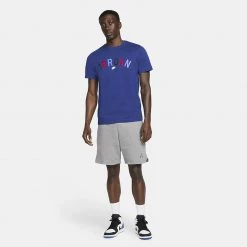 Jordan Sport DNA Ανδρικό T-Shirt DEEP ROYAL BLUE/WHITE 9 Jordan Sport DNA Ανδρικό T-Shirt DEEP ROYAL BLUE/WHITE -Lifestyle Ρούχα Εκπτώσεις jordan m j sprt dna wdmk ss crew 3