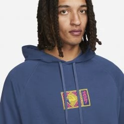 Jordan Zion Ανδρική Μπλούζα με Κουκούλα MYSTIC NAVY -Lifestyle Ρούχα Εκπτώσεις jordan m j zion df flc hoodie po 10