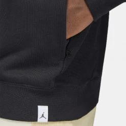 Jordan X Zion Fleece Ανδρική Μπλούζα με Κουκούλα BLACK -Lifestyle Ρούχα Εκπτώσεις jordan m j zion df flc hoodie po 2 3