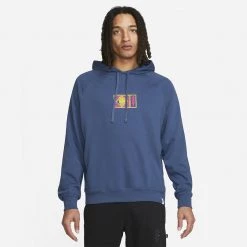 Jordan Zion Ανδρική Μπλούζα με Κουκούλα MYSTIC NAVY