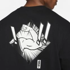 Jordan Zion Ανδρικό T-Shirt BLACK/WHITE -Lifestyle Ρούχα Εκπτώσεις jordan m j zion df ss tee 6
