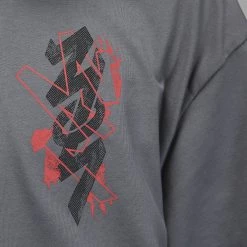Jordan Zion Ανδρικό T-Shirt SMOKE GREY -Lifestyle Ρούχα Εκπτώσεις jordan m j zion ss seasonal tee 11