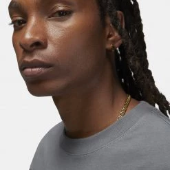 Jordan Zion Ανδρικό T-Shirt SMOKE GREY -Lifestyle Ρούχα Εκπτώσεις jordan m j zion ss seasonal tee 9