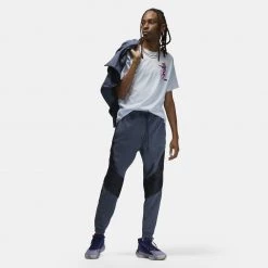 Jordan Zion Seasonal Ανδρικό T-shirt HALF BLUE -Lifestyle Ρούχα Εκπτώσεις jordan m j zion ss tee seasonal 5