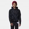 Jordan Essentials Aop Fleece Παιδική Μπλούζα με Κουκούλα Black