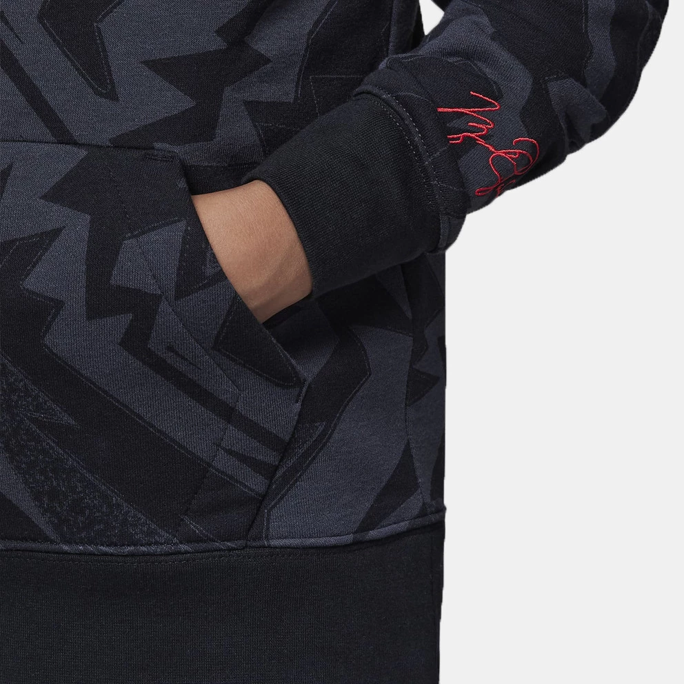 Jordan Essentials Aop Fleece Παιδική Μπλούζα με Κουκούλα Black 6 Jordan Essentials Aop Fleece Παιδική Μπλούζα με Κουκούλα Black - Image 4