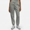Jordan Brooklyn Fleece Γυναικείο Παντελόνι Φόρμας DK GREY HEATHER/WHITE -Lifestyle Ρούχα Εκπτώσεις jordan w j brkln flc pant