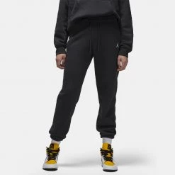 Jordan Brooklyn Fleece Γυναικείο Παντελόνι Φόρμας BLACK/WHITE