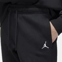 Jordan Brooklyn Fleece Γυναικείο Παντελόνι Φόρμας BLACK/WHITE -Lifestyle Ρούχα Εκπτώσεις jordan w j brkln flc pant 7
