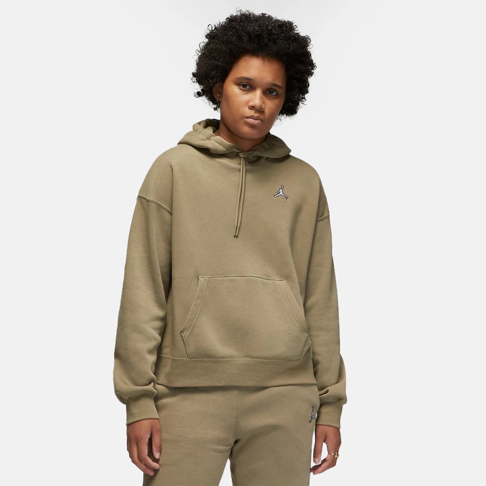 Jordan Brooklyn Fleece Γυναικεία Μπλούζα με Κουκούλα MATTE OLIVE/WHITE 3 Jordan Brooklyn Fleece Γυναικεία Μπλούζα με Κουκούλα MATTE OLIVE/WHITE
