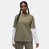 Jordan Essentials Γυναικείο T-Shirt MATTE OLIVE/WHITE -Lifestyle Ρούχα Εκπτώσεις jordan w j essen tee core 22