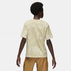 Jordan Flight Γυναικείο T-Shirt BEACH/BLACK -Lifestyle Ρούχα Εκπτώσεις jordan w j flight gf gfx tee 13