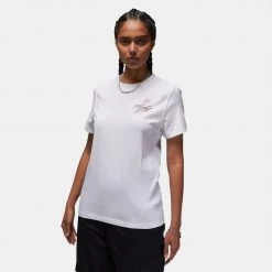 Jordan Flight Γυναικείο T-shirt WHITE