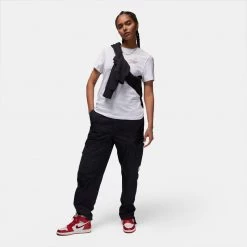 Jordan Flight Γυναικείο T-shirt WHITE -Lifestyle Ρούχα Εκπτώσεις jordan w j flight gfx crw tee 4