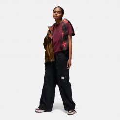 Jordan Flight Γυναικείο T-shirt CHERRYWOOD RED -Lifestyle Ρούχα Εκπτώσεις jordan w j flight gfx crw tee 9