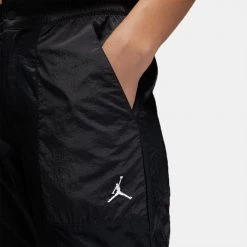 Jordan Flight Γυναικείο Παντελόνι Φόρμας BLACK/BLACK/WHITE -Lifestyle Ρούχα Εκπτώσεις jordan w j flight wvn pant 2