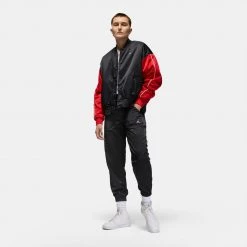 Jordan Flight Γυναικείο Παντελόνι Φόρμας BLACK/BLACK/WHITE -Lifestyle Ρούχα Εκπτώσεις jordan w j flight wvn pant 4