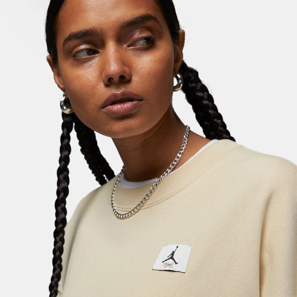 Jordan Flight Fleece Γυναικεία Μπλούζα Φούτερ BEACH 5 Jordan Flight Fleece Γυναικεία Μπλούζα Φούτερ BEACH - Image 3