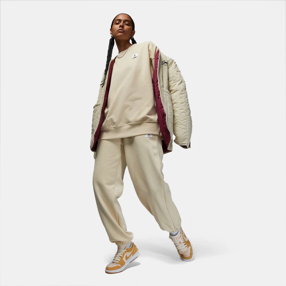 Jordan Flight Fleece Γυναικεία Μπλούζα Φούτερ BEACH 6 Jordan Flight Fleece Γυναικεία Μπλούζα Φούτερ BEACH - Image 4