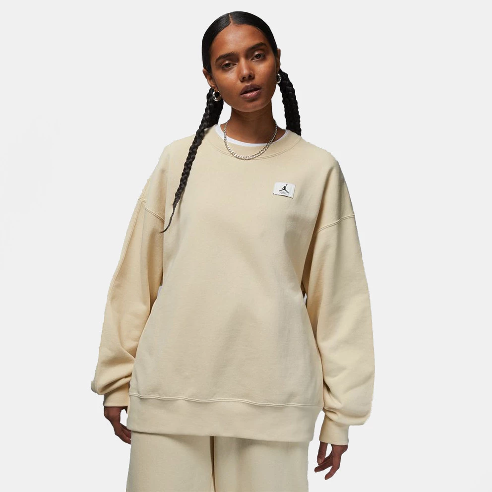 Jordan Flight Fleece Γυναικεία Μπλούζα Φούτερ BEACH 3 Jordan Flight Fleece Γυναικεία Μπλούζα Φούτερ BEACH