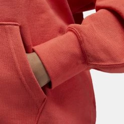 Jordan Flight Fleece Γυναικεία Μπλούζα με Κουκούλα LOBSTER -Lifestyle Ρούχα Εκπτώσεις jordan w j flt flc hoodie 3